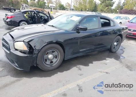 2014 Dodge Charger Police z USA, uszkodzony, nr VIN 2C3CDXAT2EH125706